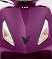 Panel front top royal purple for TVS JUPITER-TVS