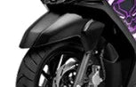 Front fender left side stealth black  for TVS NTORQ-TVS