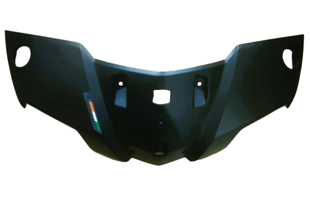 Front handle cover black without indicator for TVS NTORQ-TVS