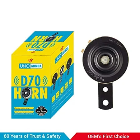 Horn complete 12v k-70 HT horn yellow for TVS NTORQ-TVS