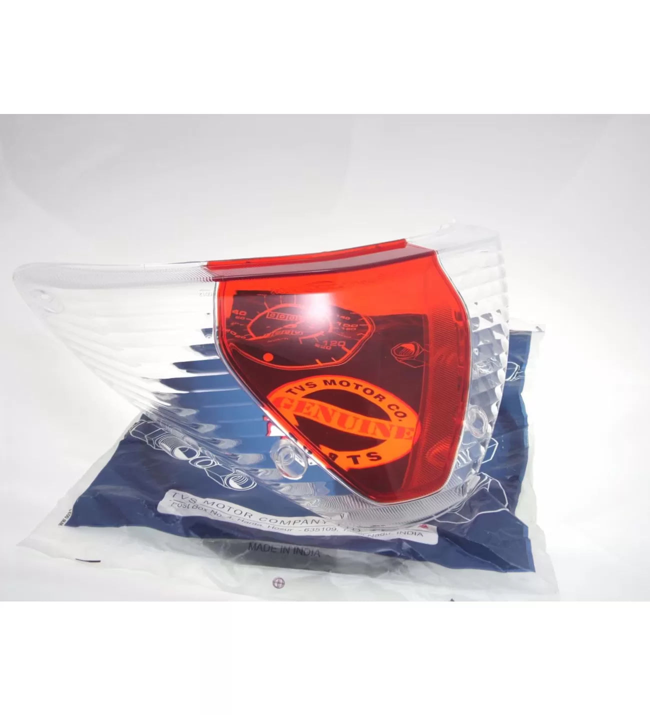 Tail light lens for TVS WEGO-TVS