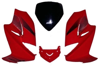 Visor Set Sports Red Colour for Hero Karizma R-Sai Company