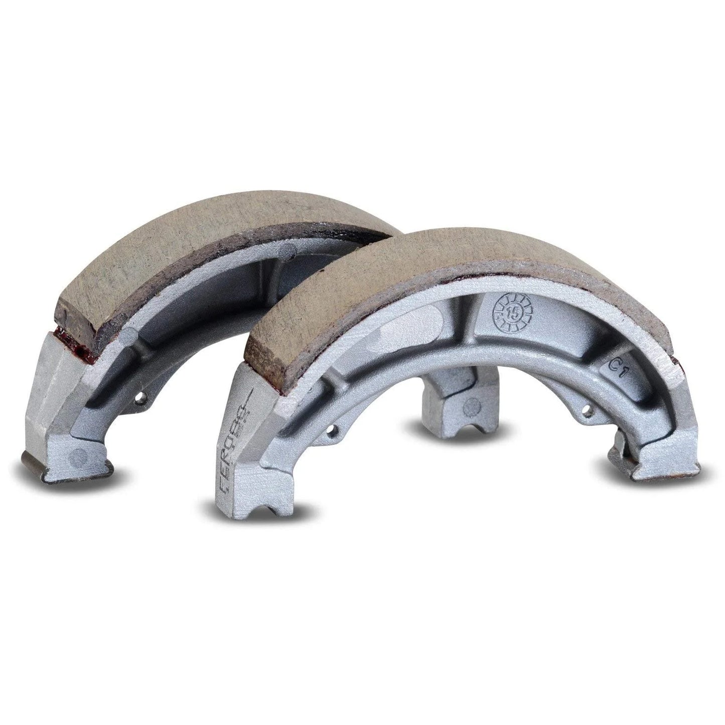 Brake shoe front for TVS WEGO-TVS