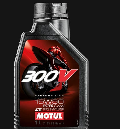 Motul 300 v 15 w 50 fully synthetic 1 litre  engine oil  for YAMAHA  CRUX-MOTUL