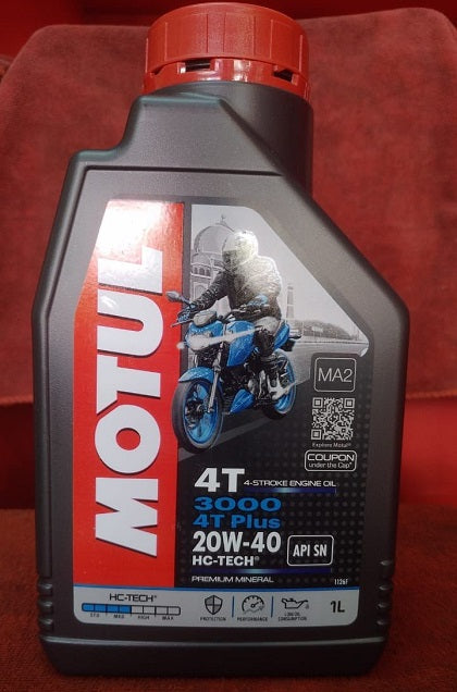 Motul 20 w 40 (3000) 4T engine oil for YAMAHA  CRUX-MOTUL