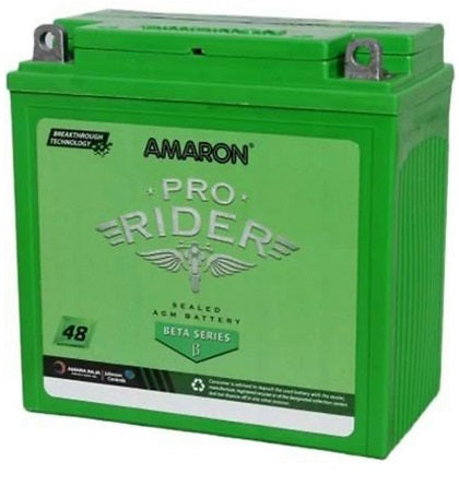 7 LB amaron battery with 4 years for YAMAHA  CRUX-AMARON