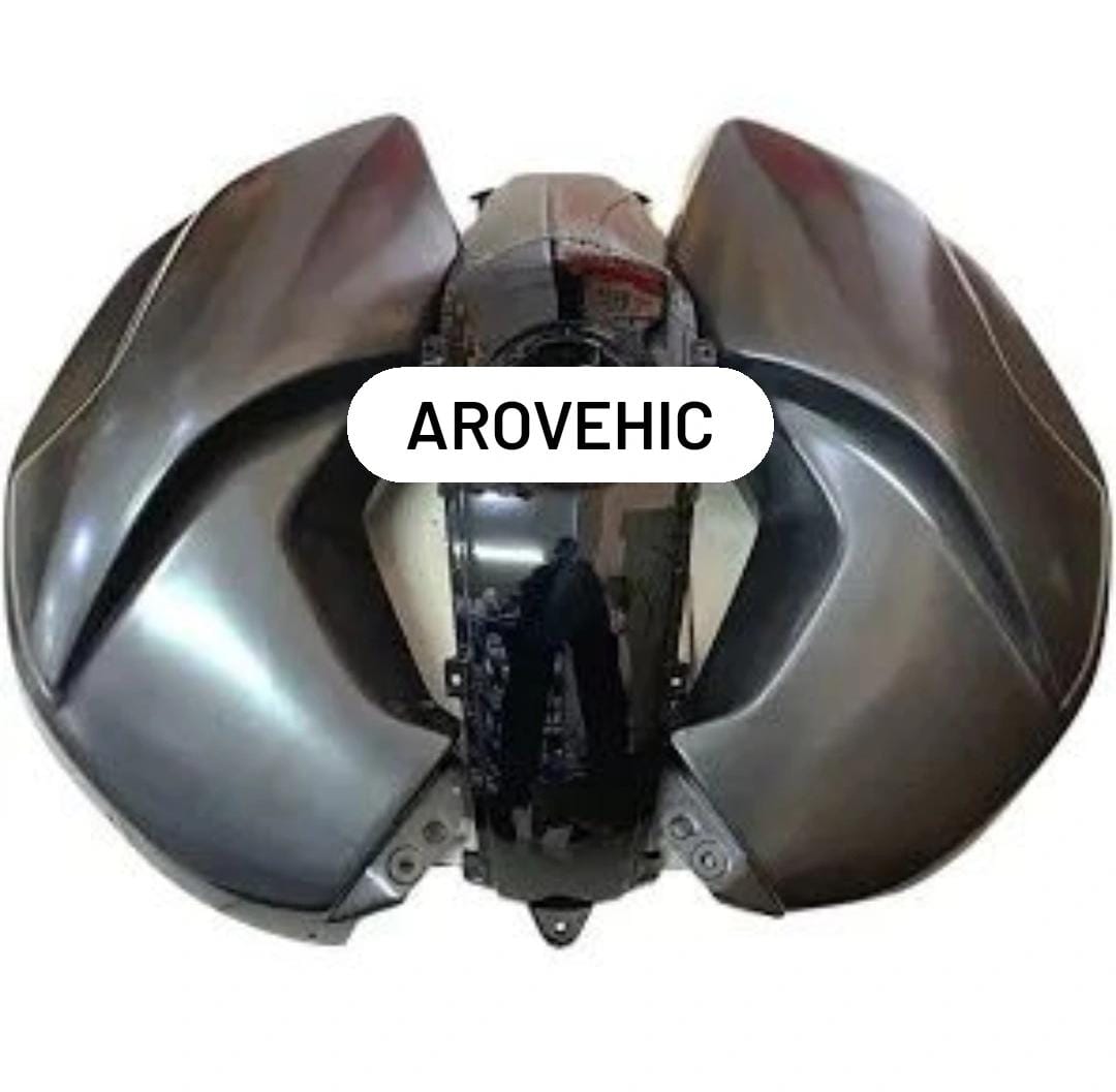 Tank cover -midnight black -set of 3 for YAMAHA  FZ V2-DIKSHA