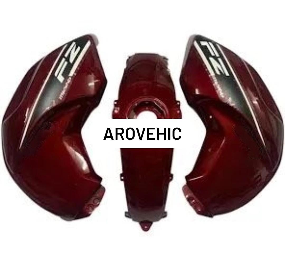 Tank cover -dazzling red -set of 3 for YAMAHA  FZ -S-DIKSHA