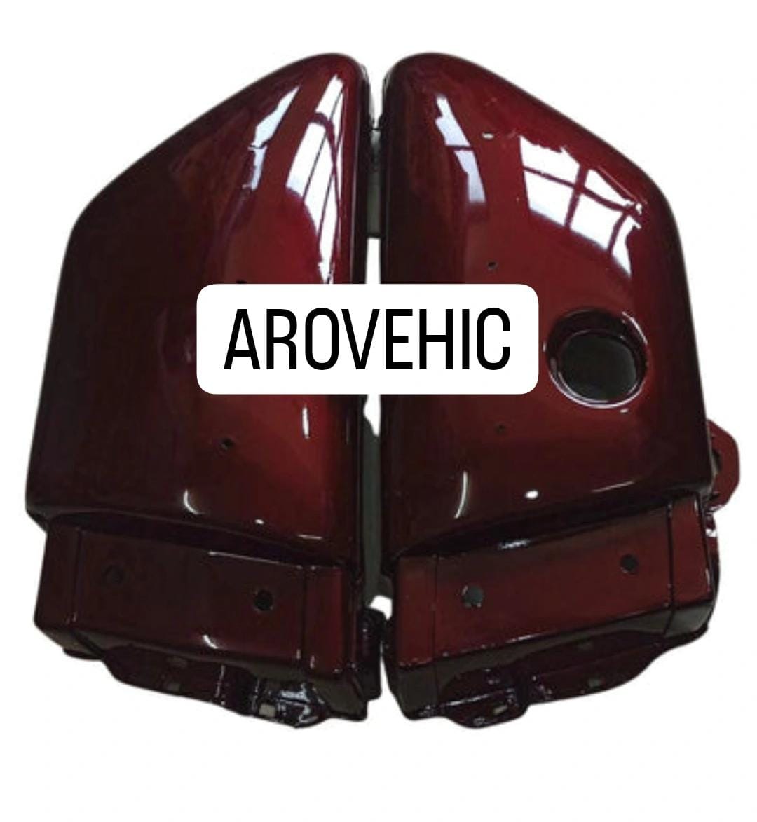 Side panel -wine red for YAMAHA  RX 100-ABK
