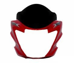 Mask red with visor for SUZUKI HAYATE-SUZUKI