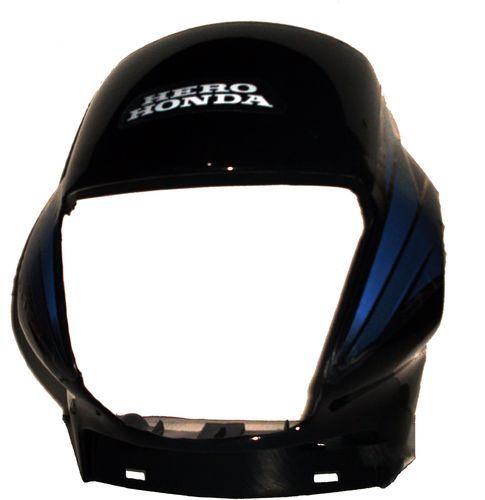 Visor Black And Blue Sticker Sai  for Hero Passion Old-Sai Company