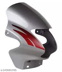 Visor Silver Red Sticker Colour for Hero Passion Old-Sai Company