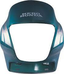 Visor Sky Blue White Sticker for Hero Passion Old-Sai Company