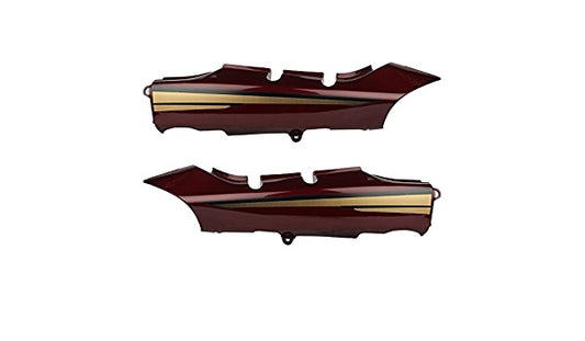 Tail Panel Wine Red Silver Sticker  for Hero Passion Plus New-First Quality