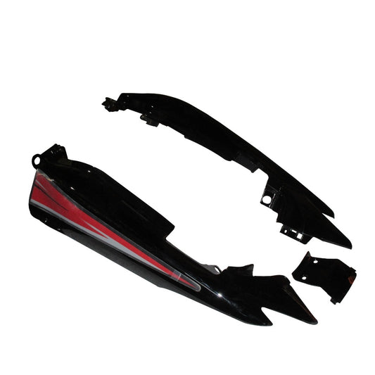 Tail Panel Black With Red Sticker [Power Start] for Hero Passion Pro-