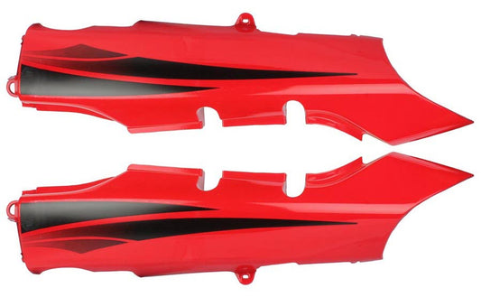 Tail Panel Red Black Sticker for Hero Passion Pro-First Quality 