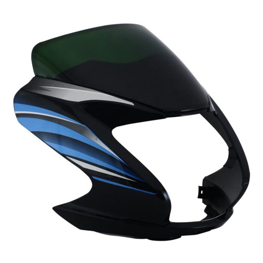 Visor Black Blue Sticker for Hero Passion Pro-