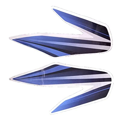 Visor Sticker [Black Blue Colour Sticker] for Hero Passion Pro Digital Meter-First Quality 