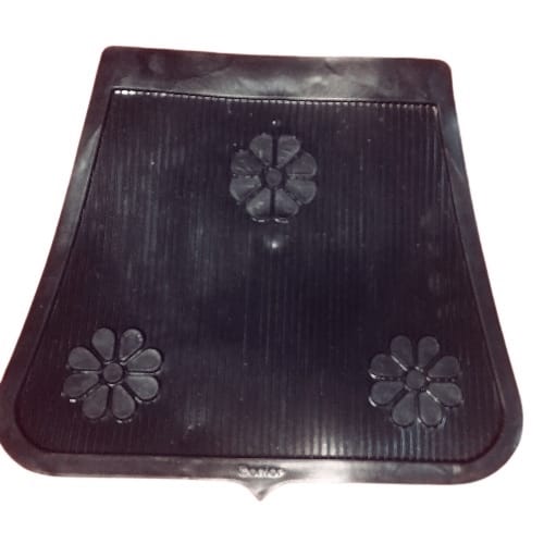 mud flap-flower design for bajaj chetak-abk