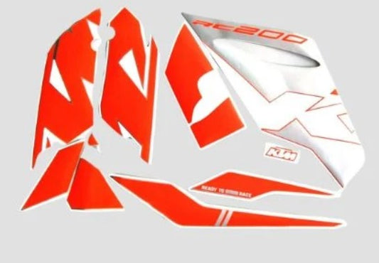 Sticker Set for RC 200  (T4 )2023 -KTM