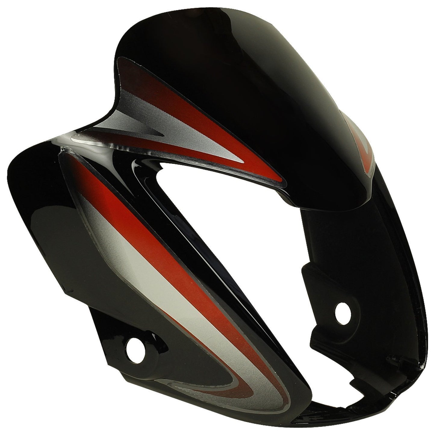 Visor Black And Red Sticker  for Hero Splendor NXG-First Quality 