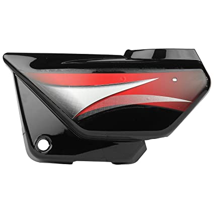 Side Cover 2 Piece Black Red Sticker for Hero Splendor Pro-First Quality 