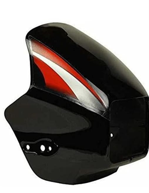 Visor Black Red Sticker for Hero Splendor Pro-First Quality 