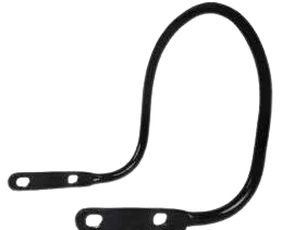 Grab Rail Assembly Glossy Black for ROYAL ENFIELD CLASSIC 350-Royal Enfield