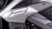 fuel tank cover left side pewter grey for BAJAJ PULSAR NS 125-bajaj