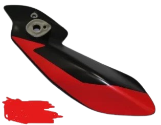side mask left side stain black +decal burnt red for BAJAJ PULSAR NS 125-bajaj