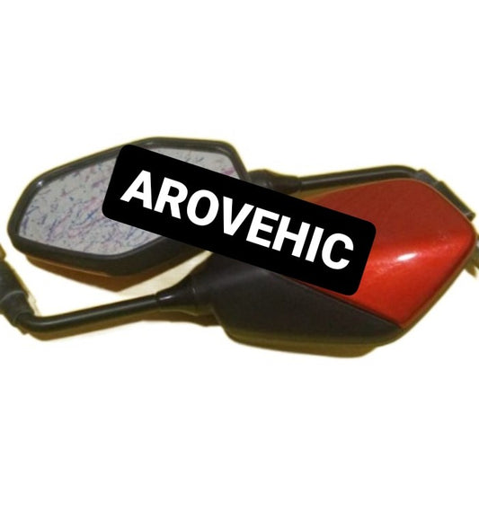 Mirror Set Red & Black for Hero CBZ Xtreme Type 2-First Quality