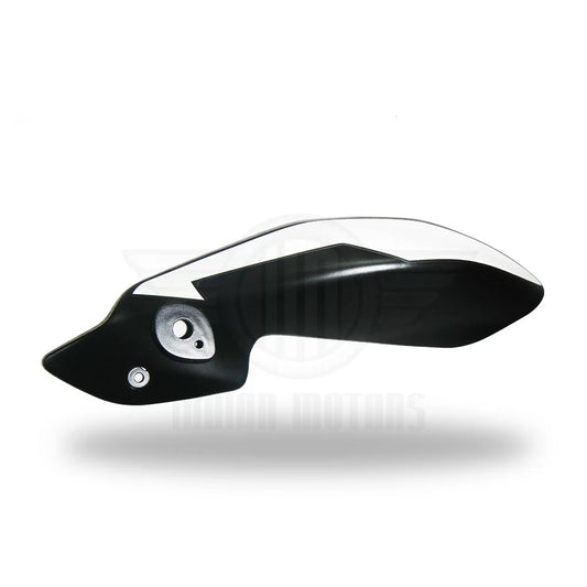 Headlamp Fairing Satin Black White Decal left Hand(2017-2020|2018-2020) for BAJAJ PULSAR NS 160-bajaj