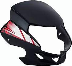 Visor Black And Red Colour for Hero CD Deluxe / HF Deluxe-Hero