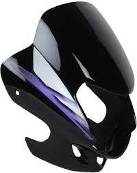 Visor Black Blue Colour for Hero CD Deluxe / HF Deluxe-Sai Company 