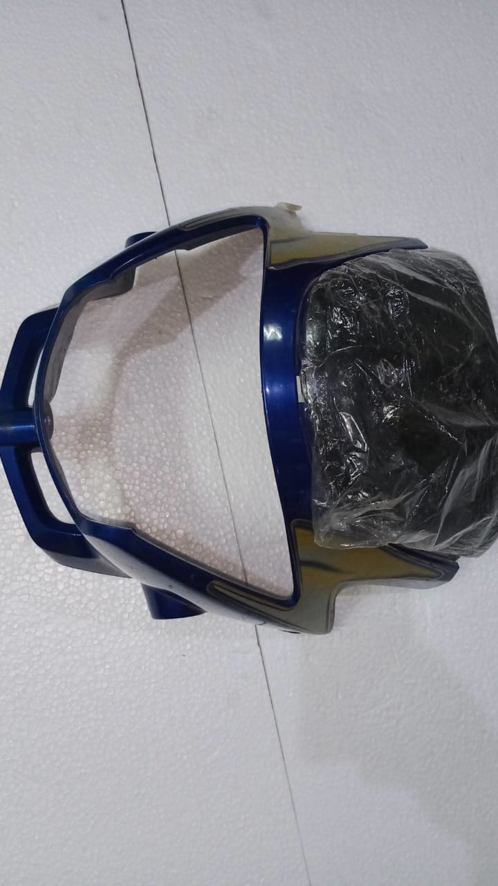 Visor  Blue & Yellow Colour for Hero Glamour Old 2004 to 2006-First Quality 
