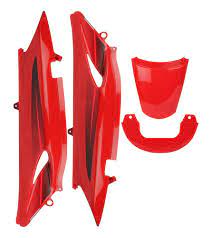 Tail Panel RedColor for Hero Glamour Type 2-Sai Company