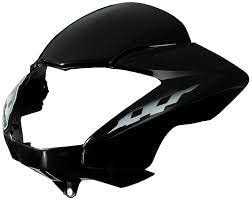 Visor  Black And Silver Colour for Hero Glamour Type 2-First Quality