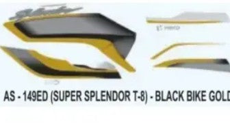 Graphics Sticker for HERO SPLENDOR I3S(Type 8)-HERO
