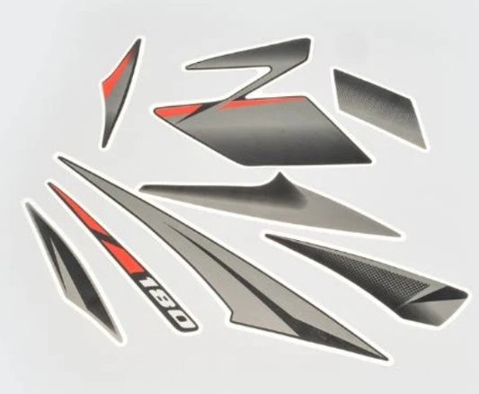 Sticker set  2018 [Black &Grey) for Pulsar 180-BAJAJ