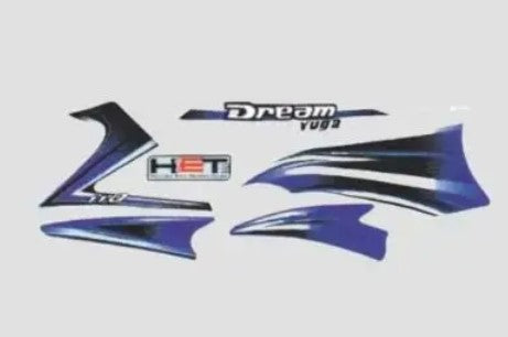 Sticker Set for  Yuga T2 [Blue Tank]-HONDA