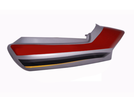 Tail Panel/seat Cowl for hero Super Splendor (New Model) Silver red Bike-GENUINE