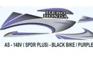 Graphics Sticker  for Splendor Plus-HERO