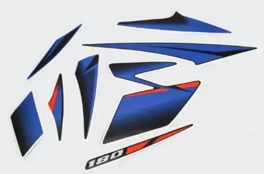 Sticker Set for Pulsar 180 [2018] [Black Blue ]-BAJAJ