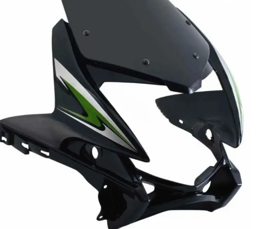 Head Light Visor/mask-honda Stunner Black (green Stk)
