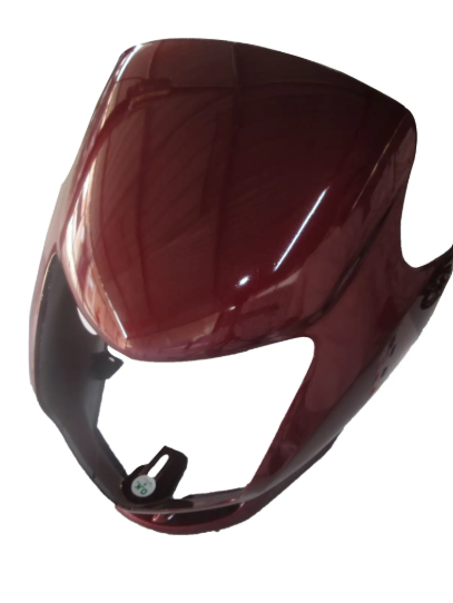 Head Light Visor/mask for honda Dream Yuga (Red)-HONDA