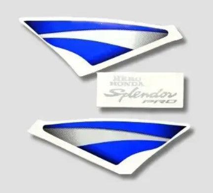 Sticker H.L.Firing  for Splendor Pro [Black Tank-Blue]-ABK