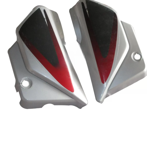 Side Panel/cover for hero Splendor Plus Silver (red Stk)-GENUINE