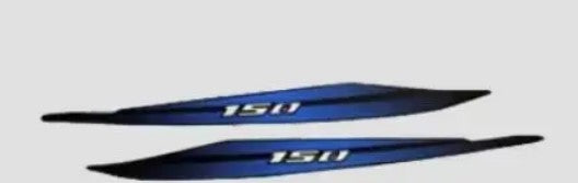 Sticker Tail Pannel for Pulsar 150 UG4 (Blue)-BAJAJ