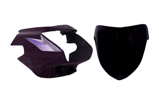Head Light Visor/mask for tvs Star City (New Model)Purple-TVS