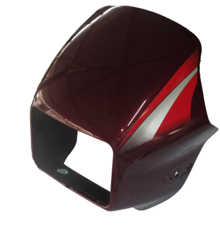 Head Light Visor for hero Splendor Pro( Wine Red)-HERO